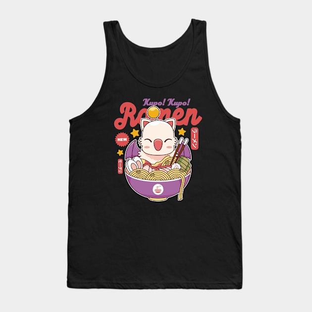 Moogle Kupo Ramen Tank Top by Lagelantee